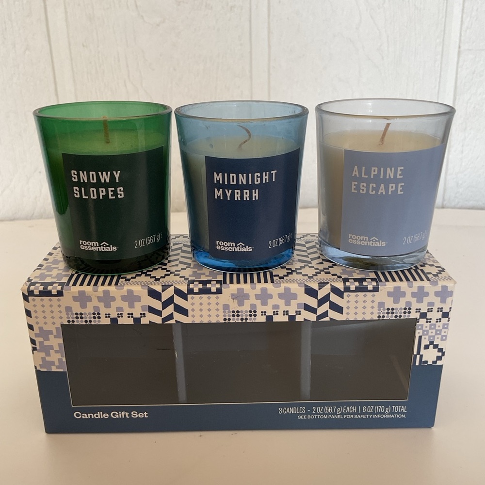 Target Room Essentials Candle Trio NWT